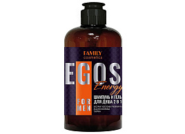 Шампунь мужской Family Egos 470мл 2в1 Energy