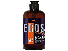 Шампунь мужской Family Egos 470мл 2в1 Energy