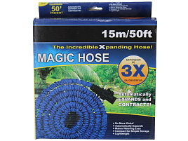 Шланг поливочный растягивающийся с пистолетом 15м LD-8901/0506