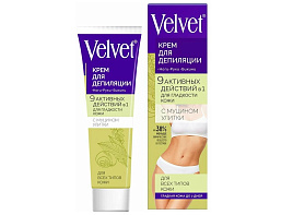 Депилятор Вельвет 100мл.9в1 Увлажняющий Муцин улитки
