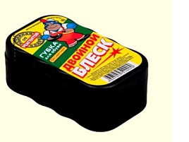 Губка  для обуви Двойной блеск станд.бесцв.0020