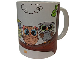 Кружка сублимация Совы №2