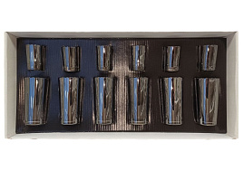 Набор подарочный 1256/1022/06/6447 Сияющий графит (6стаканов+6стопок)