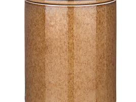 Банка для сыпучих керамика 600мл 470-398 LUSTER коричневая