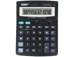 Калькулятор Staff настольный STF-888-12 12 разрядов дв.питание 200*150 мм