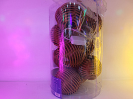 Электрогирлянда шар 40л 5м плетеные желтое свечение