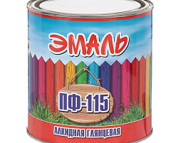 Эмаль ПФ-115 белая 2,6кг Zabor