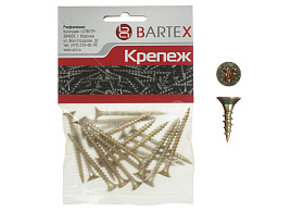 Саморез универсальный 5*80 цинк 10шт Bartex 0442