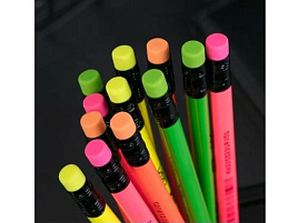Карандаш ч/гр Deli EU54600-1 Neon, HB