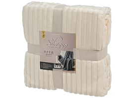 Плед-покрывало 180*200 Silvano Неаполь ваниль 503343/8312