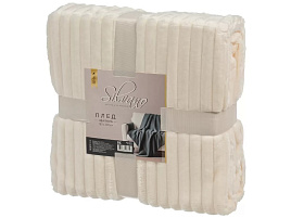 Плед-покрывало 180*200 Silvano Неаполь ваниль 503343/8312