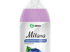 Мыло жидкое 1л. Milana с доз. Черника в йогурте 126301