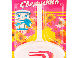 Блок для унитаза Свежинка 30г.Цветы 0043