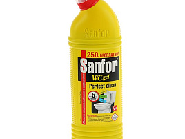 Средство чистящее Санфор Гель 750мл.Лимон желтый