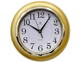 Часы настенные Atlantis 29*29 TDL-6321 золото