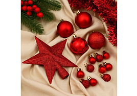 Набор новогодних украшений 9510308 Звездное небо 54шт