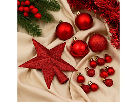 Набор новогодних украшений 9510308 Звездное небо 54шт