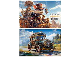 Альбом для рисования 24л. BG АР4ск24 59528 "Стимпанк"