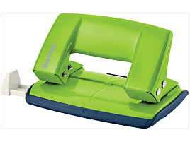 Дырокол Berlingo KPh_10180 "Power TX" 10л., металлический, с линейкой, зеленый