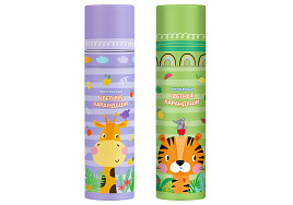 Карандаши цветные 24цв. Мульти-Пульти CP_54164 "Друзья енота", трехгранные, заточен., тубус