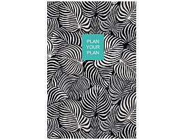 Записная книжка 64л. BG ЗК6т64_лм_вл 9828 "Plan your plan", А6, матовая ламинация, выб. лак, блок-еженедельник