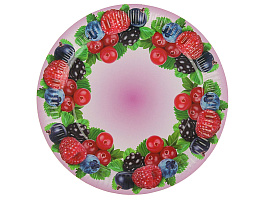 Тарелка бумажная 23см 1494796 Ягодный микс