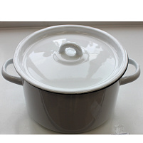 Кастрюля эмаль 2,9л 2с16/1 б/деколь Белоснеж. Северсталь