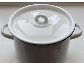 Кастрюля эмаль 2,9л 2с16/1 б/деколь Белоснеж. Северсталь