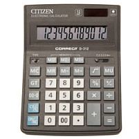 Калькулятор Citizen настольный SDC-812 12 разрядов дв.питание