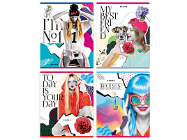 Тетрадь 48л.  Т5ск48_бл 11866 "Крутышка", блестки