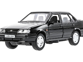 Машина металлическая 2115-12-BK-WOD ваз-2115 "самара" длина 12 см, двери, черный, кор