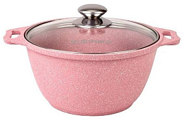 Кастрюля литой алюминий 2л k21tsr/5193 Trendy style с крышкой