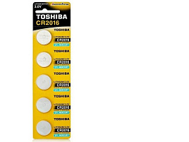 Батарейка Toshiba CR2016 5бл