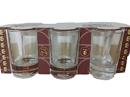 Набор стопок 02с1022У Гладкий 6шт