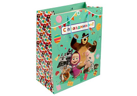 Упаковочная сумочка 26*32 PL-100037-MM Маша и Медведь