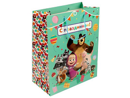 Упаковочная сумочка 26*32 PL-100037-MM Маша и Медведь