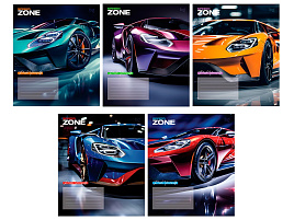 Тетрадь 12л. частая кос. линия  Т5ск12 55440 "Speed zone"