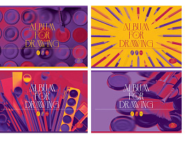 Альбом для рисования 32л. BG АР4ск32 10979 "Bright Art", эконом