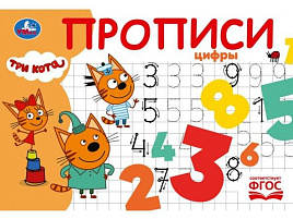 Книга Пропись 11243-3 Цифры. Три кота.