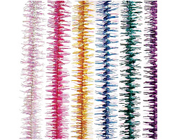 Мишура №21 М-125 неоновая желтая