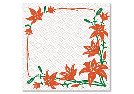 Салфетки 50л.Семья и комфорт Лилия