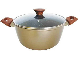 Кастрюля литой алюминий 6,4л WR-1882 Dorato