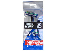 Станок для бритья Docland Basic муж. 2лезвия 5штук с увлажняющей полоской