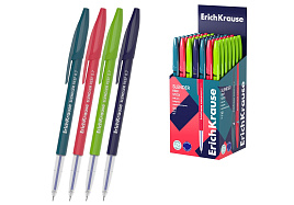 Ручка Erich Krause 63095 Slender Stick Reef 0.7, Super Glide Technology, цвет чернил синий