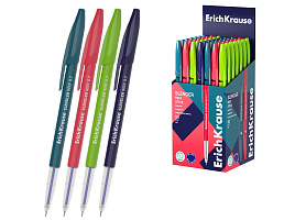 Ручка Erich Krause 63095 Slender Stick Reef 0.7, Super Glide Technology, цвет чернил синий