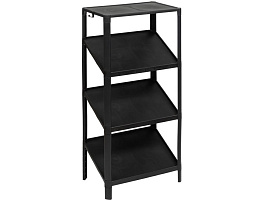 Этажерка для обуви 4 полки Vikea черная 785447