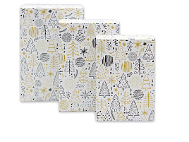 НГ Набор коробок 3в1 Абстрактный новогодний лес КОР-2580 (23*16*9,5-19*12*6,5)