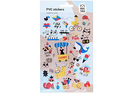 Наклейки ПВХ MESHU MS_42736 "Summer party", 10*21см, 34 наклейки, инд. уп., европодвес