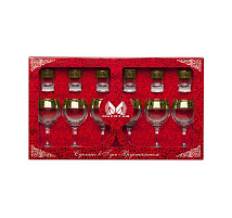 Набор подарочный 411/1022/45/7991 Олимп (6фужеров+6стопок)