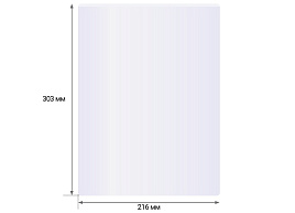 Пленка для ламинатора OfficeSpace LF7092 А4 216*303мм (175мкм) глянец 100л.
